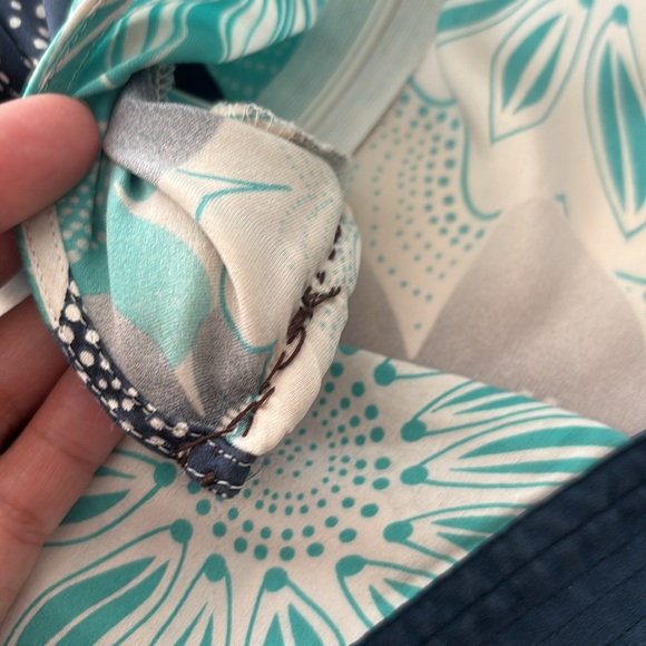 Guess Jeans silk kimono style shirt comfortable stretch navy blue Kimono tunic - Picture 5 of 10